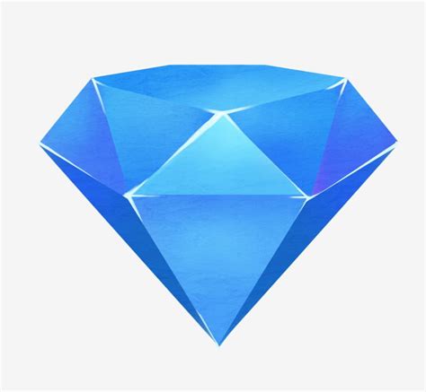 Transparent Background Blue Diamond Clipart Use It In A Creative