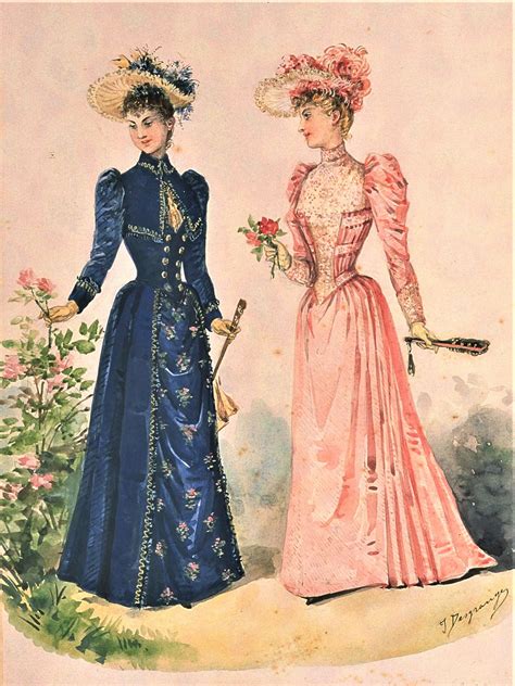 La Mode Illustree 1891 Historical Fashion Victorian Era Fashion