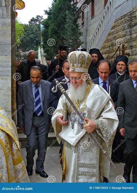 Ecumenical Patriarch Bartholomew I Editorial Stock Image Image Of