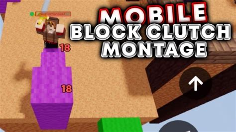 Mobile Block Clutch Montage Roblox Bedwars Youtube