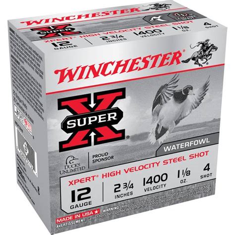 Winchester Xpert Gauge Shot Size Hi Velocity Steel Shotshell