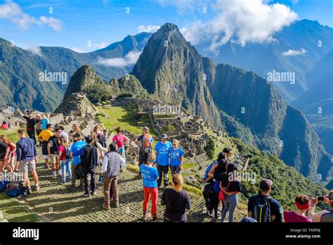 Machu Picchu People Overtourism Mass Tourism Large Crowd Of Tourists