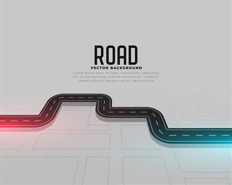 Road Map Background For Ppt