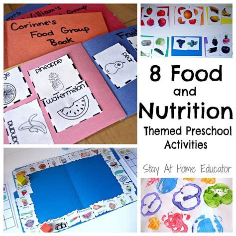 Tons of great ideas to keep your child learning naturally. 10 Food and Nutrition Activities for Preschoolers (FREE ...