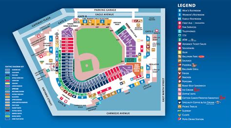 We have a template for every eatery. Progressive Field Fan Map: Main Level | Cleveland Indians