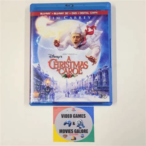 Disneys A Christmas Carol Blu Raydvd 4 Disc Set Very Good See