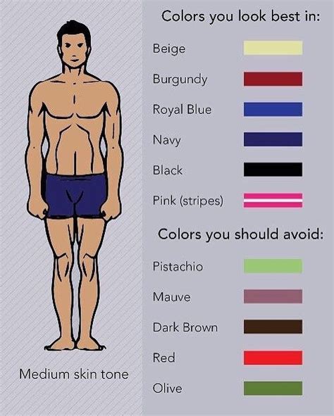 Guys With Medium Skin Tone The Colors You Look Best In Follow Us