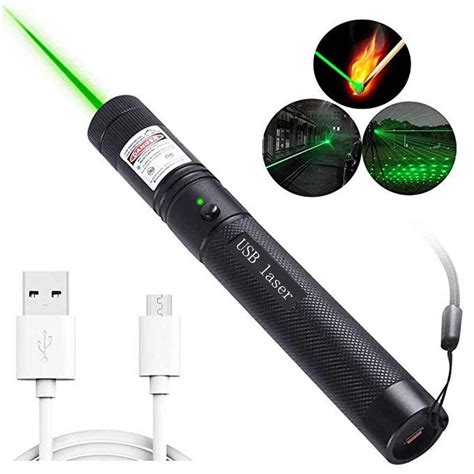 D 303 Laser Pointer Rechargeable Green Adjustable Burn Match Joya Shop 24