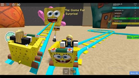 Roblox Cart Ride Into Spongebob Youtube