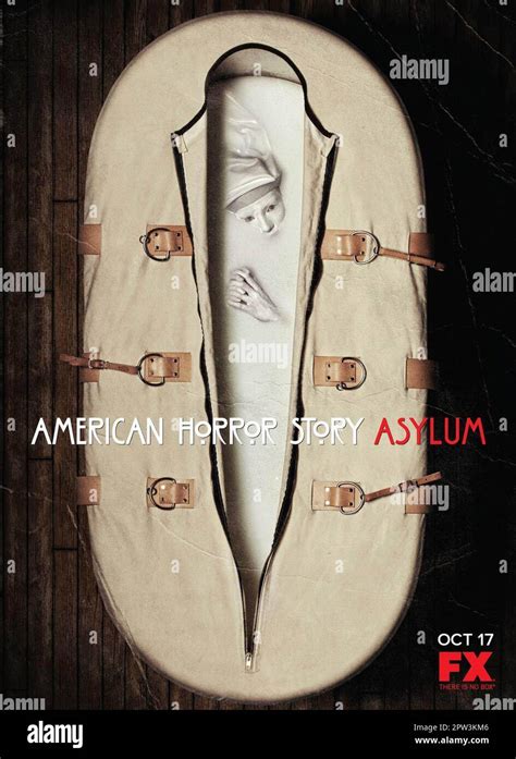 Los Angeles Usa A Poster For The ©fx Network New Tv Series American Horror Story Asylum