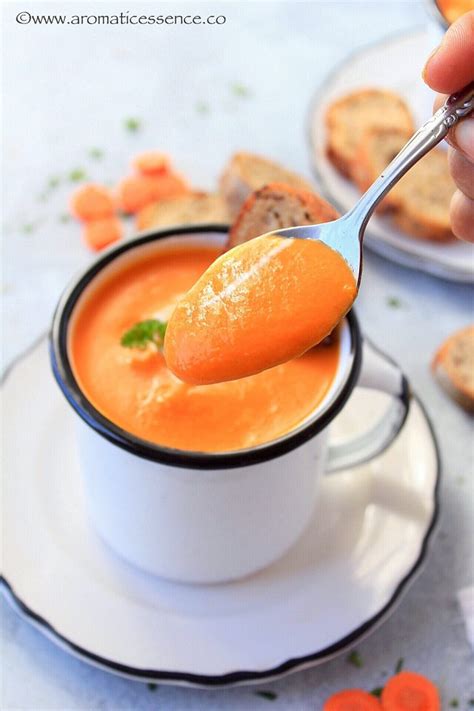 Instant Pot Carrot Soup With Ginger Vegan Carrot Ginger Soup