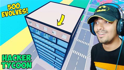 New 10th Floor And 500 Evolves In Hacker Tycoon Roblox Youtube