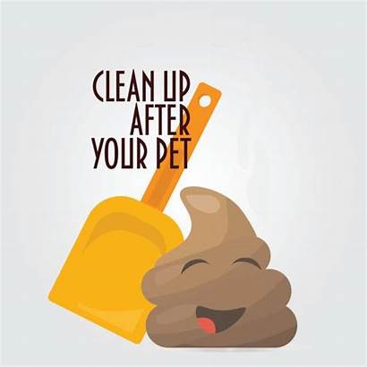 Poop Dog Clip Clean Vector Pet Sign