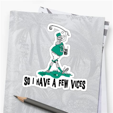 Funny Golfer Stickers By Sportst Shirts Redbubble