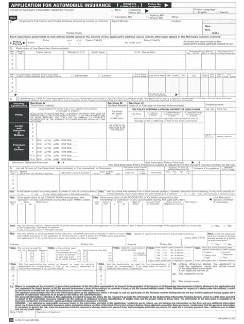 Couponxoo algorism arranges the best results on the top of the list when you type nys insurance code 618 to the box. Auto Insurance Application Form - Fill Out and Sign Printable PDF Template | signNow