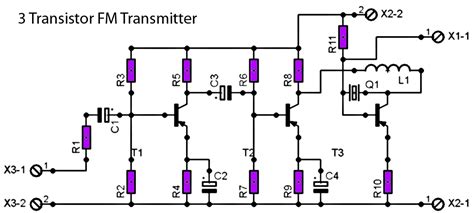 Fm Radio Transmitter Schematic With Pcb Electronic Circuit