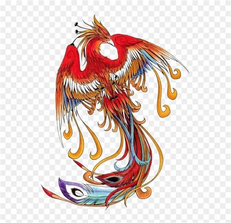 Wind Chinese Simurgh Phoenix Png Free Photo Clipart Fenghuang Bird
