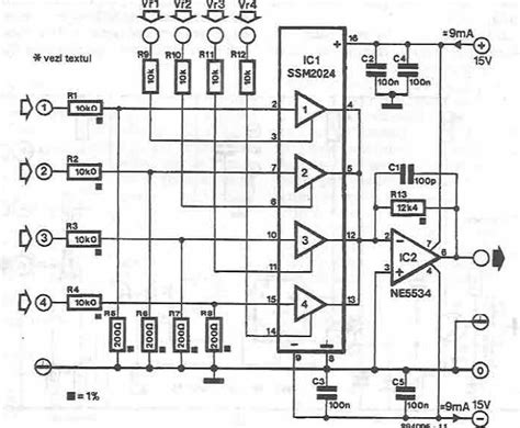 Audio Mixer Wiring Diagram Wiring Core