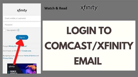 Comcast Email Login How To Sign In Reset Your Password Step By