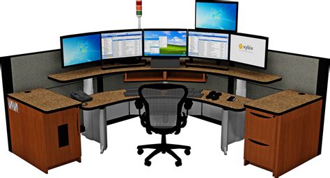 911 Police Dispatch Furniture Workstations Xybix Inc Clipart Full