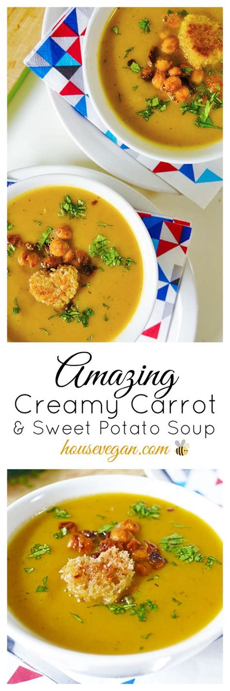 I will definitely make it again. Amazing Creamy Carrot and Sweet Potato Soup - This ...