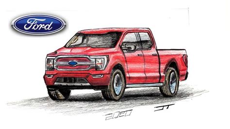 2021 Ford F 150 Electric Pickup Truck Charges To Life In New Render