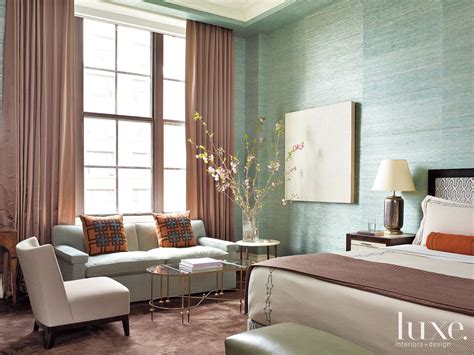 Aqua And Brown Bedroom Luxe Interiors Design