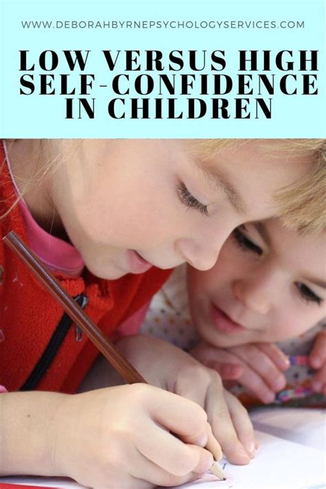 Building Self Confidence In Children Deborah Byrne Psychology Services