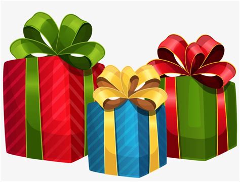 Christmas Presents Clip Art - Christmas Gifts Vector Png Transparent