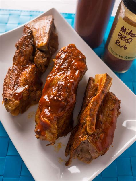 Place the baby back ribs into the bbq sauce (see tips). Pressure Cooker Pork Western Shoulder Ribs with Barbecue ...