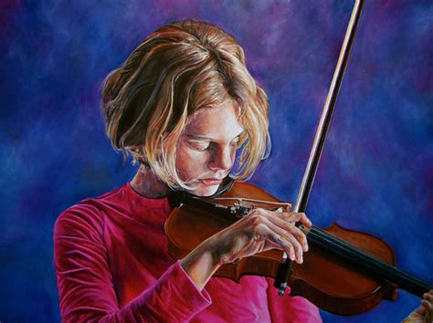 Violin Girl By Whiterabbitart On Deviantart
