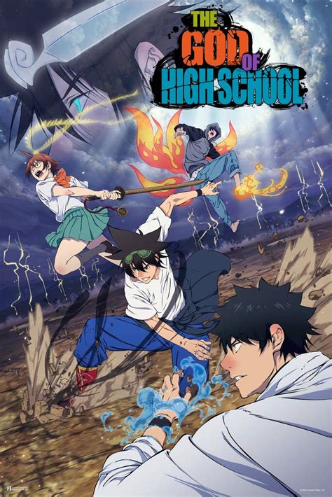 Buy The God Of High School Anime Series Key Art Crunchyroll Webtoon God