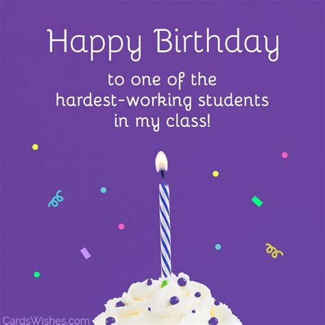 20 Birthday Wishes For Students
