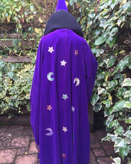 Mens Purple Velour And Sequin Wizard Costume For Hire Halloween