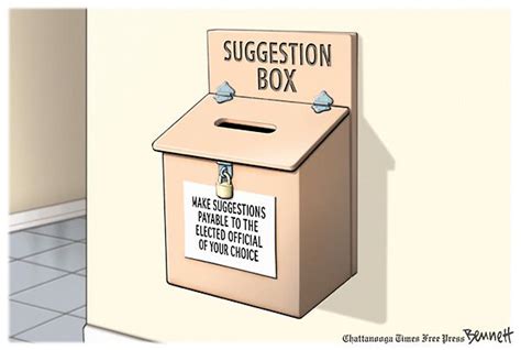 Suggestion Box Cartoon