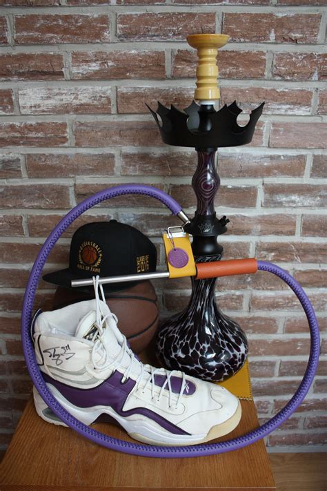 Lakers Themed Hookah Setup Complete With 100 Genuine Nba Leather