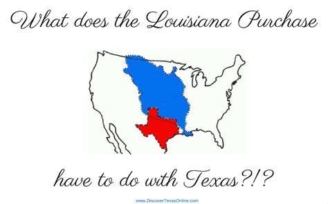 The Louisiana Purchase Discover Texas