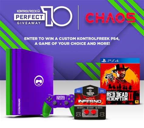 Perfect 10 Chaos Giveaway Enter To Win A Custom Ps4 Pro Free Ps4