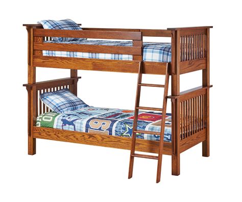 Prairie Mission Twintwin Bunk Bed Kings Amish Furniture