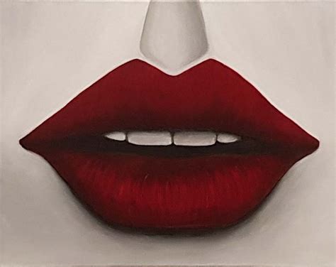 Red Lips Painting At Explore Collection Of Red Lips Painting
