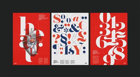 Herbert Typeface Promotional Posters By Studio K95