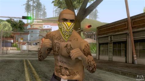 New Los Santos Vagos Skin 3 Pour Gta San Andreas