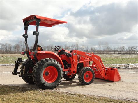 This easy to install canopy, is made from rugged, lightweight outdoor abs plastic and only requires one wrench install. Universal Tractor Shade Canopies - Iron Bull Mfg