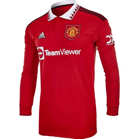 202223 Adidas Manchester United Ls Home Jersey Soccerpro