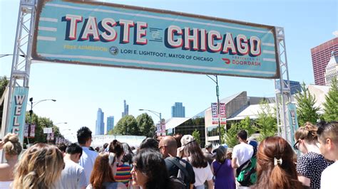 What street is the taste of Chicago? 2