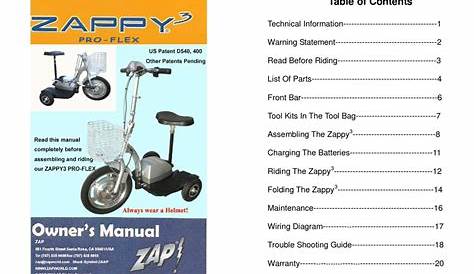 Zap 8800 Series 3 Manual