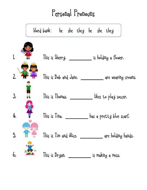 See oodles of practice below. Pronouns online activity for first Grade