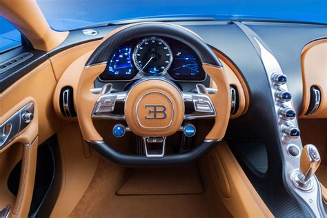Bugatti Chiron Interior Steering Wheel Car Body Design