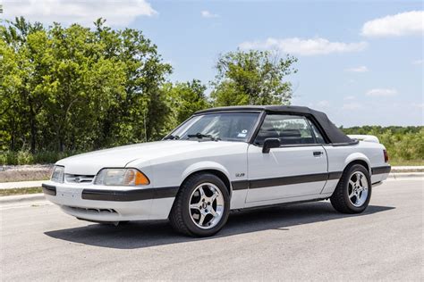 1991 Ford Mustang Lx Convertible Available For Auction