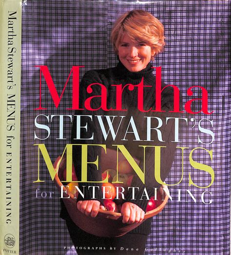 Martha Stewarts Menus For Entertaining By Stewart Martha Very Good